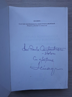 Ion Iliescu - Cultura romaneasca si identitate europeana. Mosteniri si deschideri in mileniul trei (cu autograful autorului)