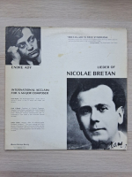 Ludovic Konya, Nicolae Bretan - Ady lieder of Bretan