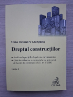 Oana Ruxandra Gherghina - Dreptul constructiilor (editia 2, 2025)