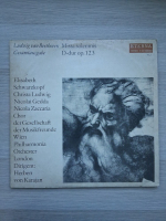 Orchestra Philharmonia London, Chor der Gesellschaft der Musikfreunde Wien, Herbert von Karajan - Missa solemnis in D-Dur, op. 123 (Ludwig van Beethoven, 2 viniluri)