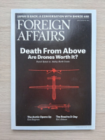 Revista Foreign affairs, nr. 4, volume 92, july-august 2013. Death from above. Are drones worth it?