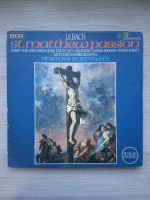 St. Pauls Cathedral Boys Choir, The Bach Choir, The Thames Chamber Orchestra - St. Matthew Passion (Johann Sebastian Bach, 4 viniluri)