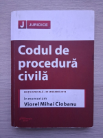 Codul de procedura civila. In memoriam Viorel Mihai Ciobanu