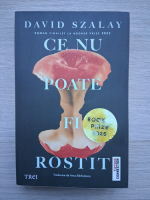 David Szalay - Ce nu poate fi rostit