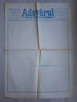 Ziarul Adevarul, nr. 121, anul I, mai 1990