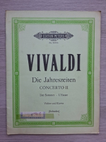 Antonio Vivaldi - Die jahreszeiten. Concerto II. Der sommer (partituri)