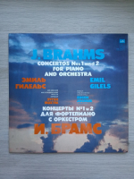 Berlin Philharmonic Orchestra, Eugen Jochum, Emil Gilels - Concertos nos. 1 and 2 for piano and orchestra (Johannes Brahms, 2 viniluri)