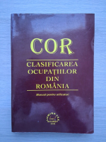 Cor. Clasificarea ocupatiilor din Romania. Manual pentru utilizatori