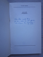 Florin Mugur - Aproape noiembrie (cu autograful autorului)