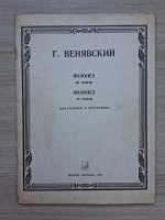 Henryk Wieniawski - Poloneza in Re major, poloneza in La major pentru vioara și pian (partituri)