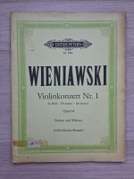 Henryk Wieniawski - Violinkonzert nr. 1. Opus 14. Violine und klavier (partituri)