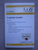 Legislatia familiei. Actualizat 25.10.2014