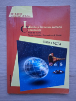 Limba si literatura romana. Comunicare. Clasa a VIII-a