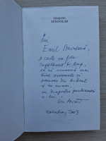 Mircea Zaciu, Ion Brad - Dialog epistolar (cu autograful autorului) 