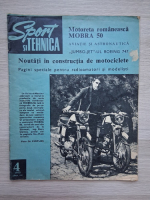 Revista Sport si tehnica, nr. 4, anul XVI, 1970