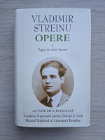 Vladimir Streinu - Opere (volumul 1)