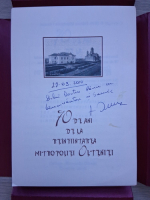 70 de ani de la reinfiintarea Mitropoliei Olteniei (cu autograful Mitropolitului Irineu, 2010)