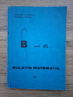 Buletin matematic 1990 (volumul 2)