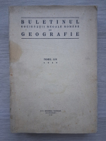 Buletinul Socioetatii Regale Romane de Geografie, tomul LIX, 1940