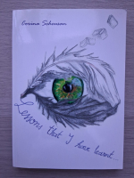 Corina Scheusan - Lessons that i have learnt