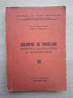 Culegere de probleme. Statistica constructiilor si transporturilor