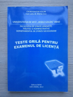 Marius Grec - Teste grila pentru examenul de licenta