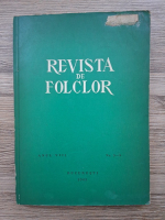 Revista de folclor, anul VIII, nr. 3-4