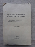 Alexandre Otetelisano - Esquisse d'une theorie generale de la Science du Droit Compare (1941)
