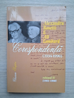 Alexandru Rosetti, Alf Lombard - Corespondenta 1934-1990, volumul 4