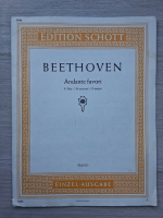 Beethoven. Andante favori, F-dur, Fa majeur, F major. Piano (partituri)