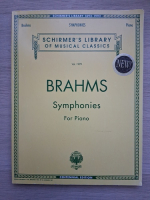 Brahms - Symphonies for piano (partituri)