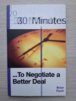Brian Finch - 30 minutes to negotiate a better deal