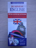 Business english. 500 de cuvinte pe cartonase cu transcriere fonetica si peste 800 de exemplificari (contine cd audio si manual de gramatica)