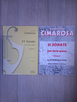 Domenico Cimarosa. 31 sonate per forte-piano (2 volume, partituri)