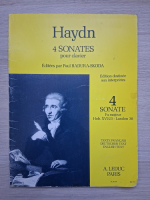 Haydn - 4 sonates pour clavier (partituri)