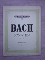 Johann Sebastian Bach - Sonaten, nr. 4–6 (partituri)