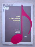 Ludwig van Beethoven. Rondi. Kleine sonaten. Sonatinen. Fur klavier (partituri)