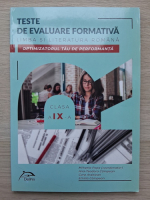 Mihaela Popa, Ana-Teodora Campean - Test de evaluare formativa. Limba si literatura romana  clasa a IX-a