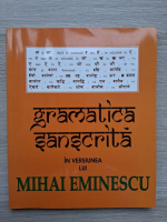 Mihai Eminescu - Gramatica sanscrita
