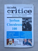 Revista Caiete critice, nr. 11-12(181-182), 2002