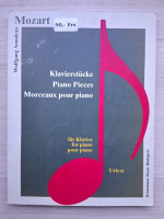 Wolfgang Amadeus Mozart. Piano pieces (partituri)