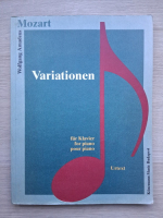 Wolfgang Amadeus Mozart. Variationen for piano (partituri)