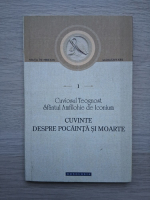 Amfilohie de Iconium - Cuvinte despre pocainta si moarte