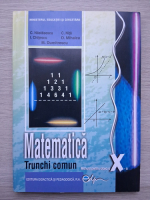 Constantin Nastasescu - Matematica. Trunchi comun. Manual pentru clasa a X-a