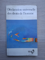 Declaration universelle des droits de l'homme