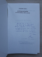 Dumitru Micu - Lucian Blaga. Autofaurirea prin logos