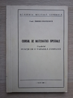 Postelnicu V. Tiberiu - Cursul de matematici speciale