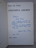 Stefan Aug. Doinas - Anotimpul discret (cu autograful autorului)