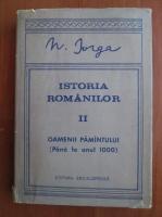 Anticariat: Nicolae Iorga - Istoria romanilor, vol. II. Oamenii pamantului (pana la anul 1000)