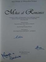 Radu Principe de Hohenzollern Veringen - Mihai al Romaniei, album (cu semnaturile Regelui, Reginei)